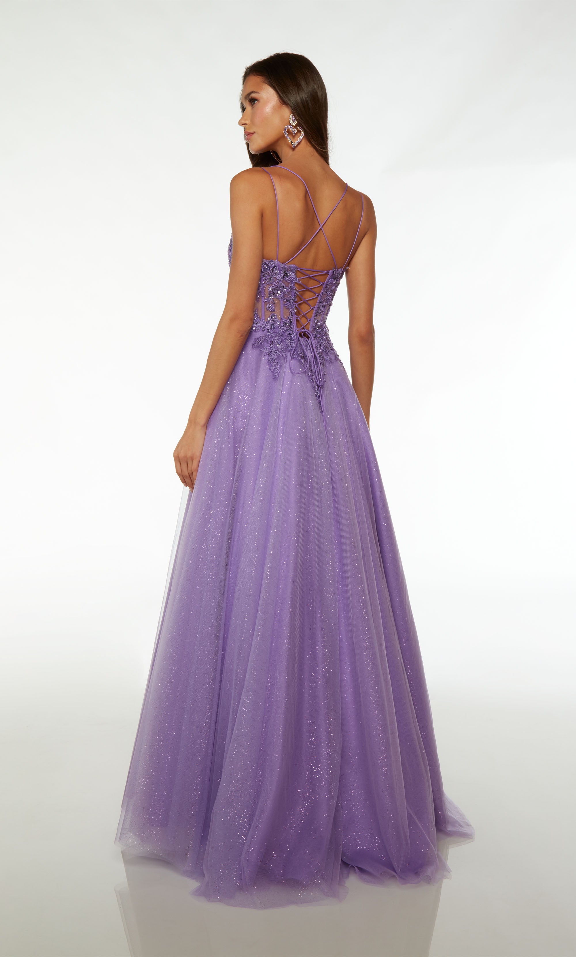 dark purple formal dress